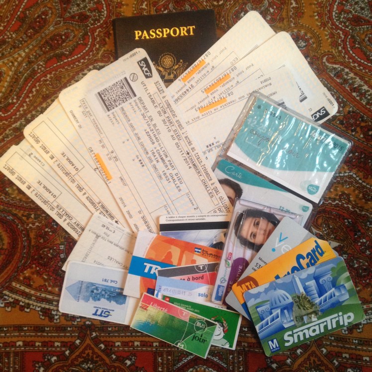 Of this pile representing the majority of tickets and passes I have accrued, not even a quarter of them have a punch, indicated they were checked by the conducter....