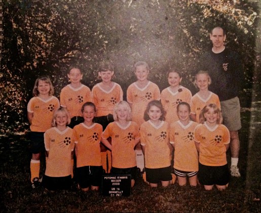 Here we are in 2000. A handful of these girls played with me through high school!
